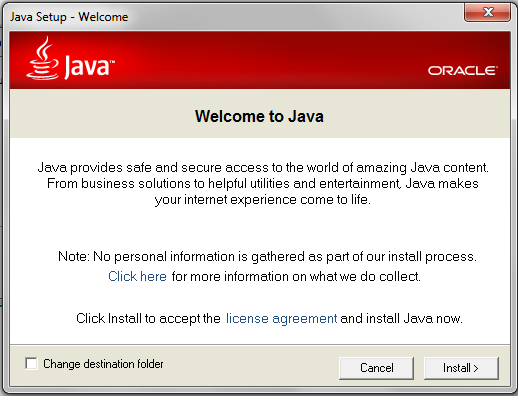 Install java coupon printer